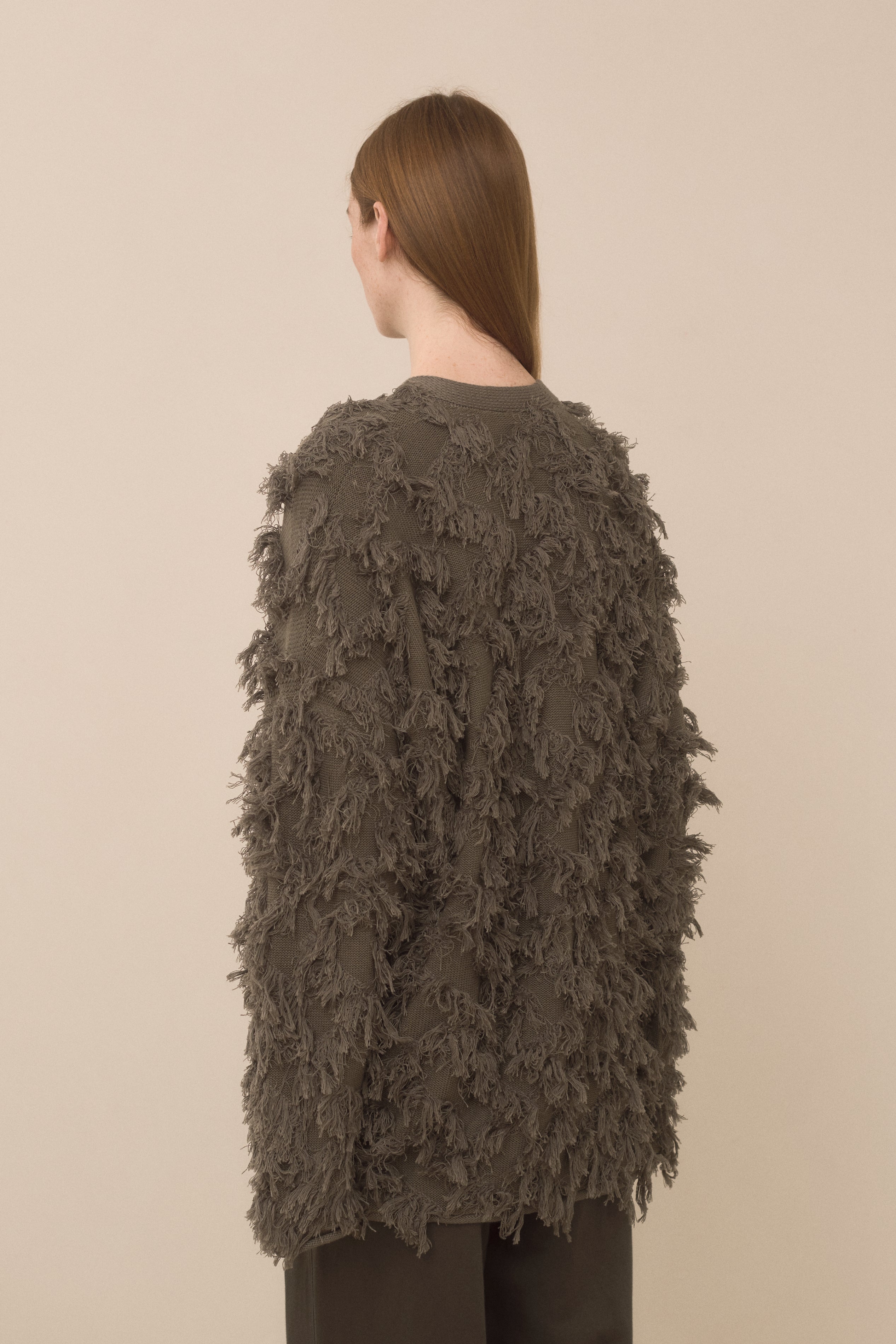 TUFTED CARDIGAN