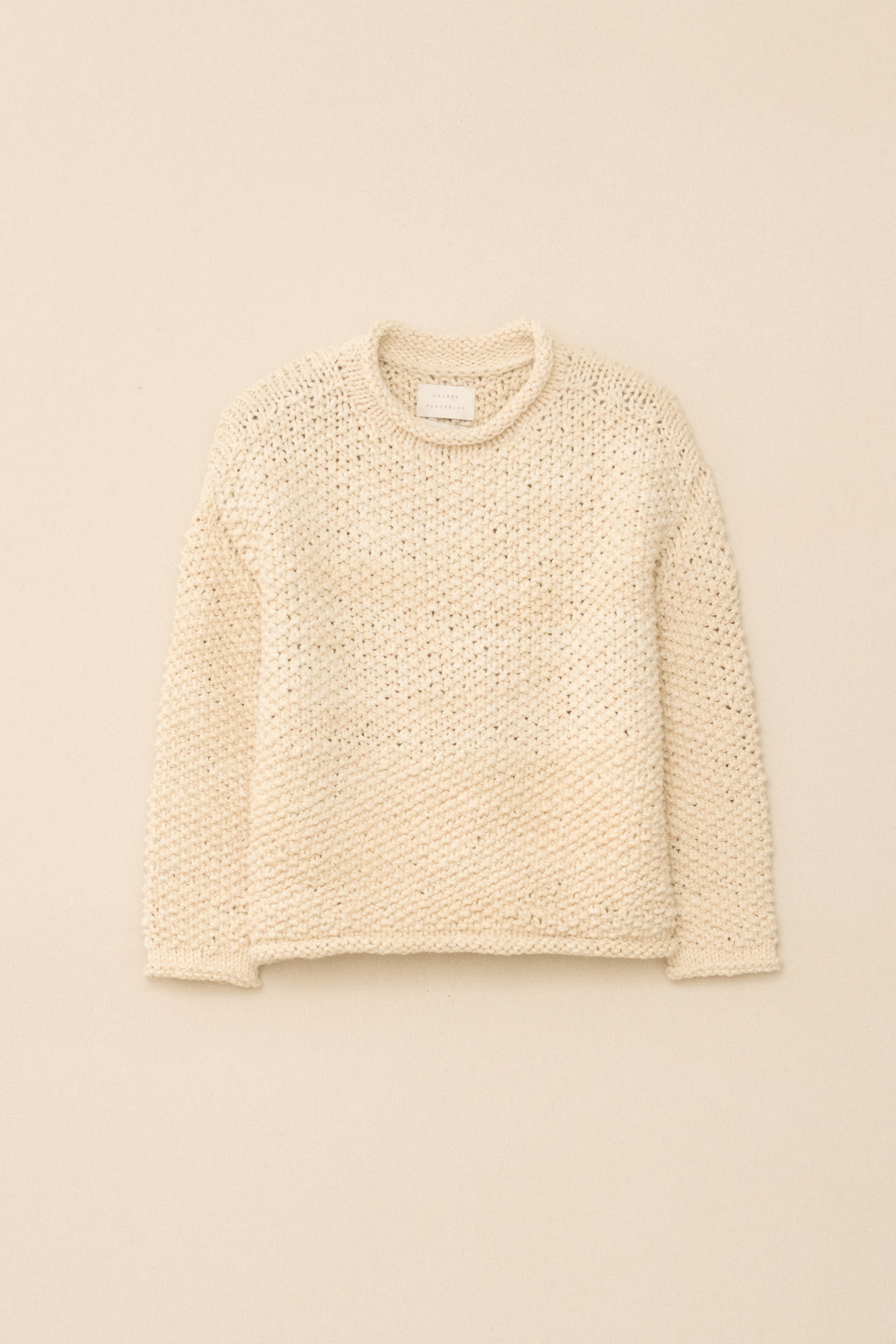 HANDKNIT CREPE ROLLNECK