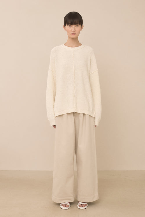 BOUCLE CREWNECK