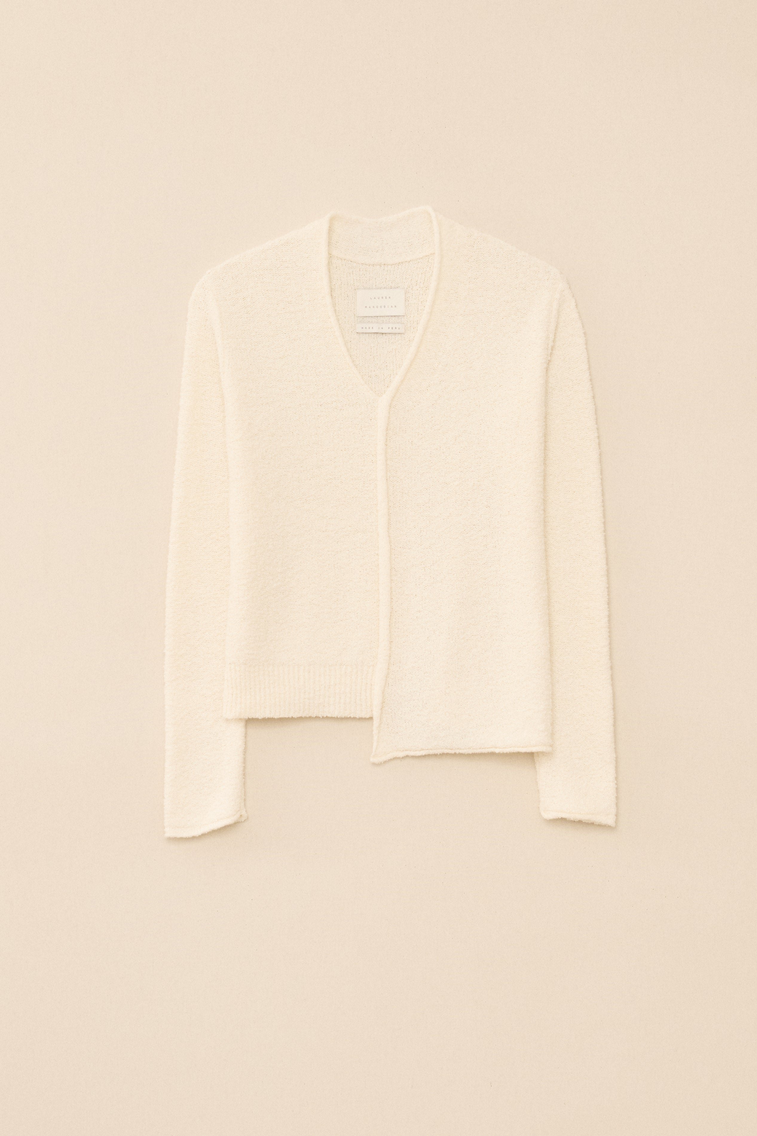 BOUCLE V NECK