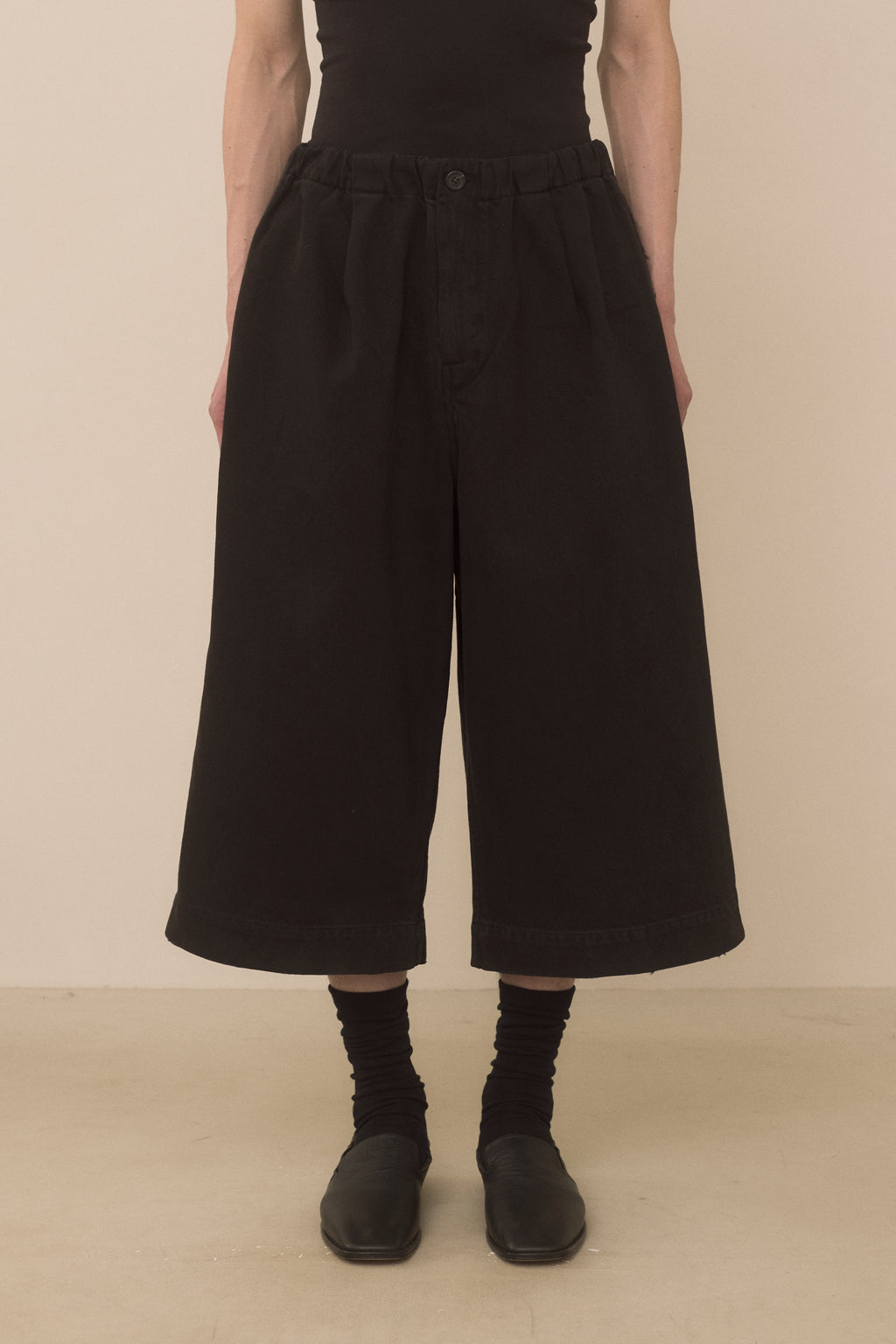 WASHED CROP TROUSER