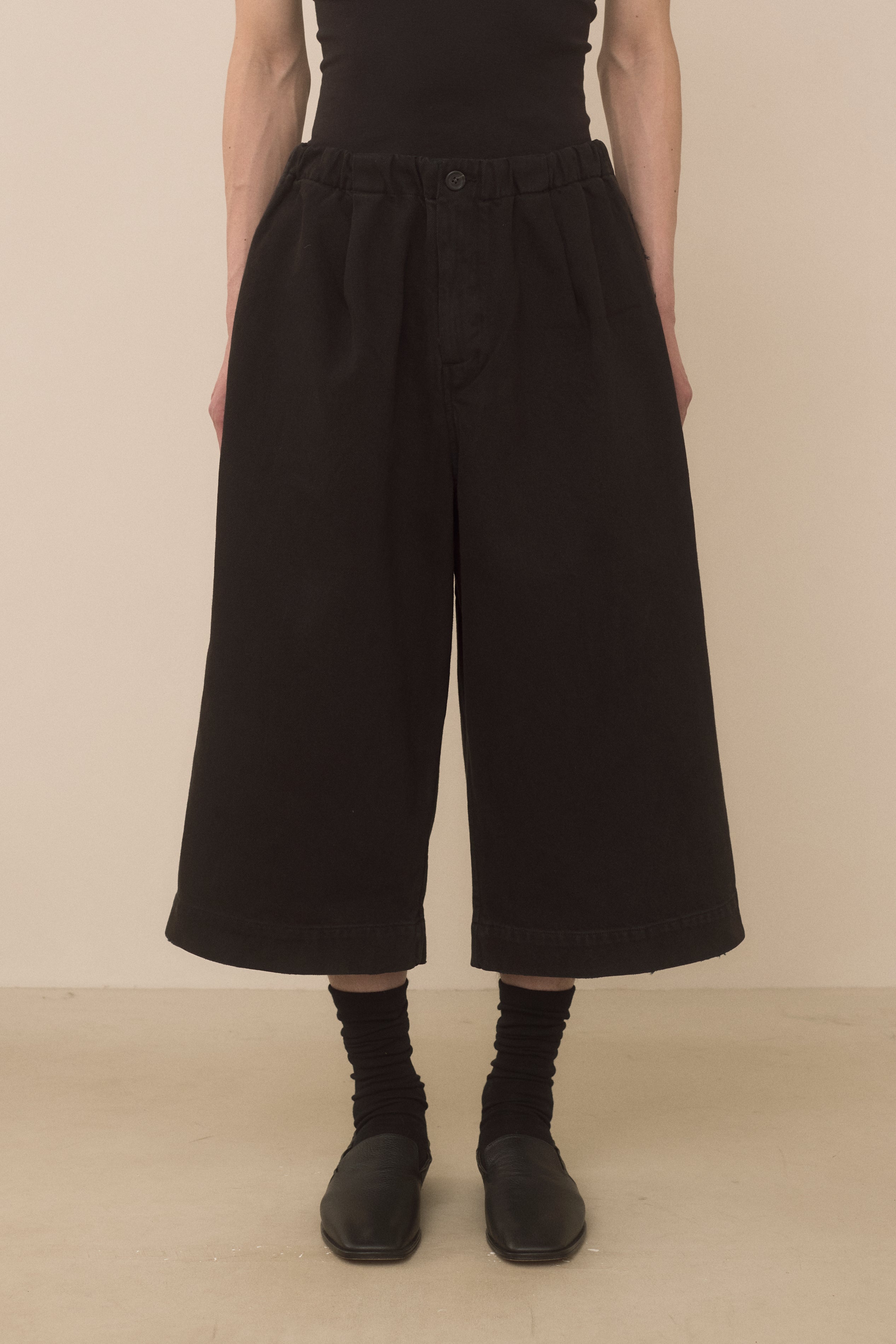 WASHED CROP TROUSER
