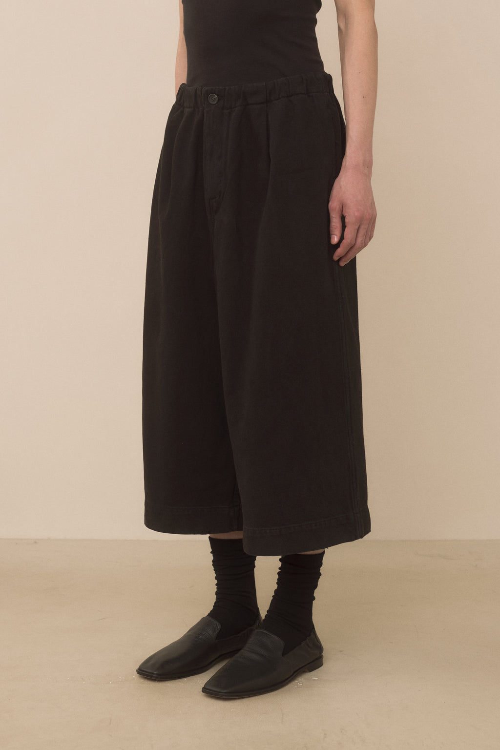WASHED CROP TROUSER
