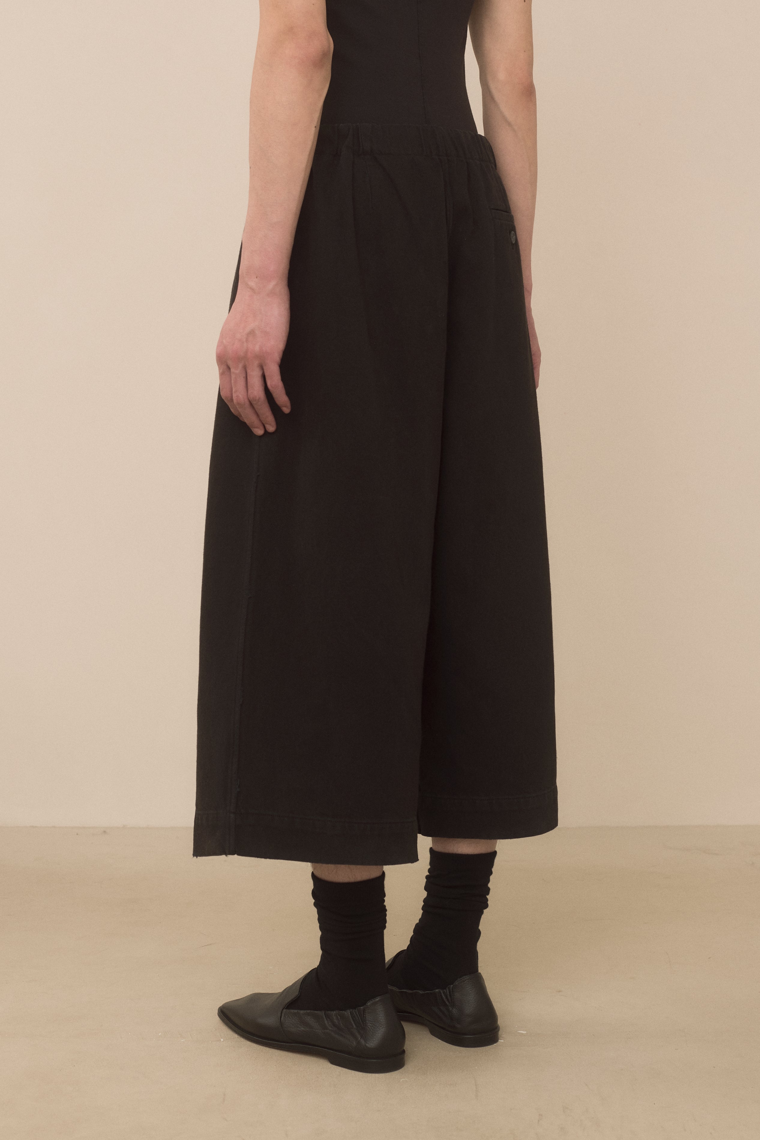 WASHED CROP TROUSER