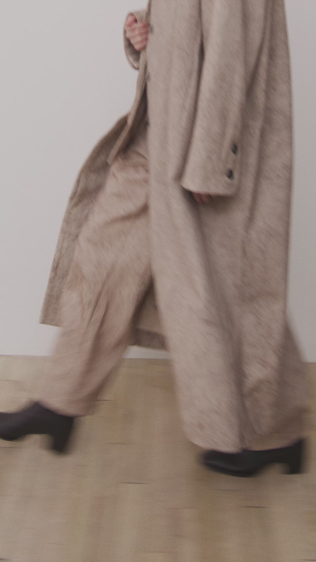 TWILL SHOULDERS COAT