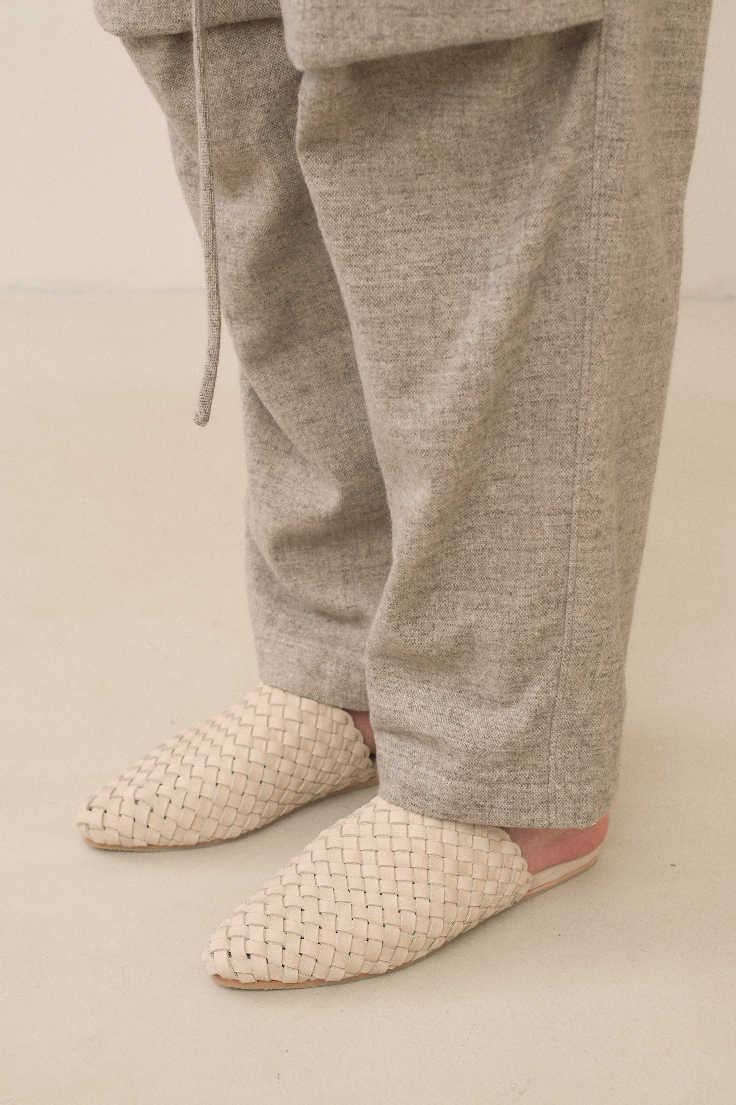 SOFT TWEED PANTS