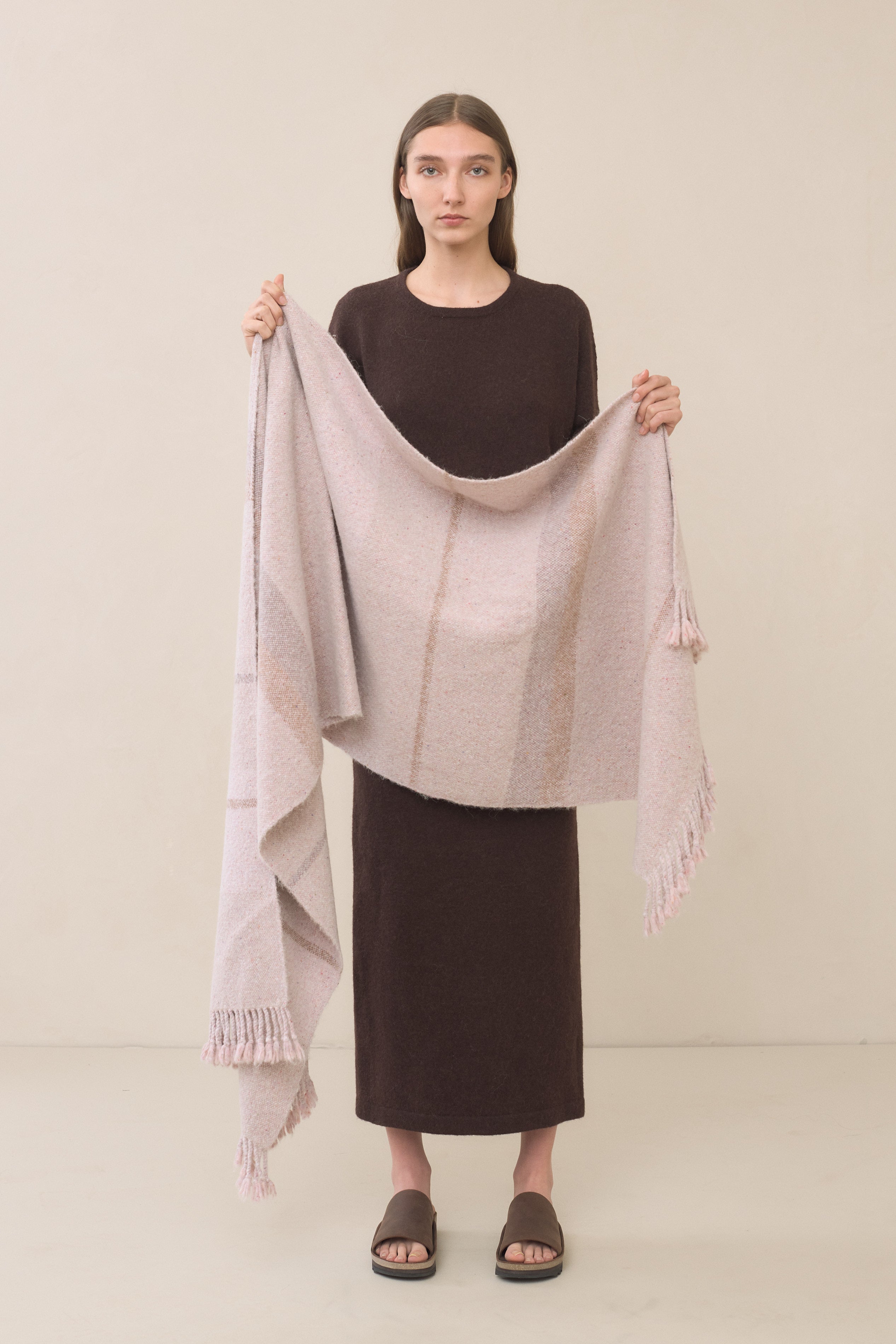 HANDWOVEN STRIPE WRAP