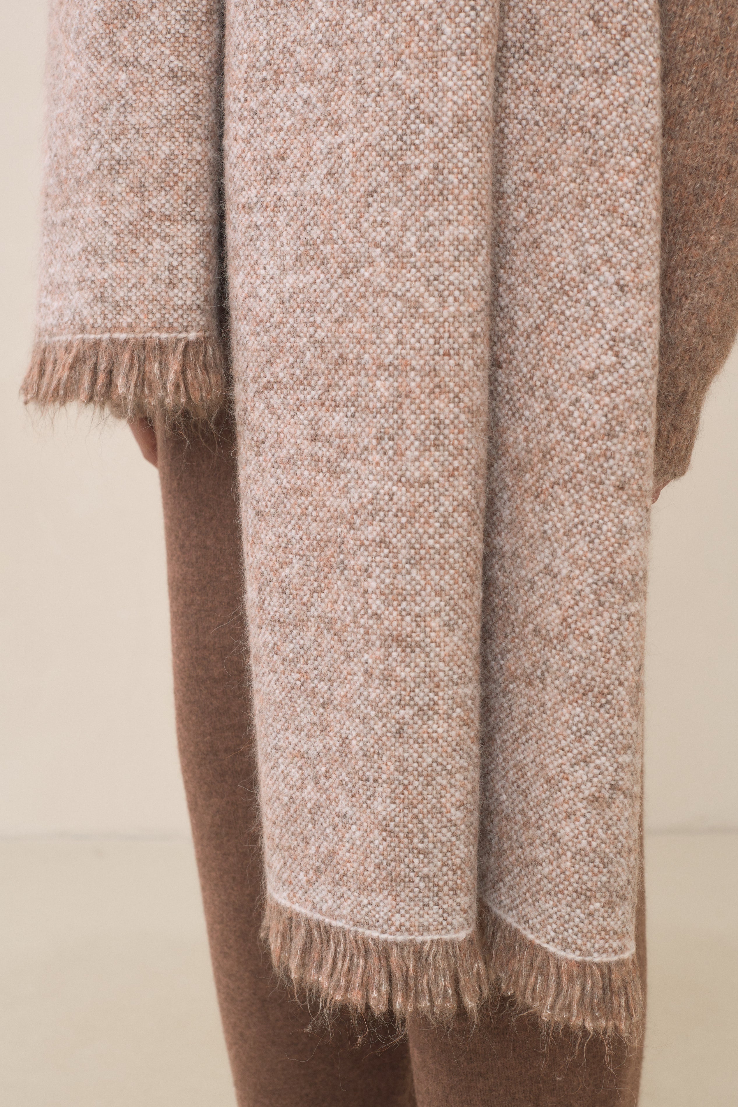 HANDWOVEN MARL WRAP