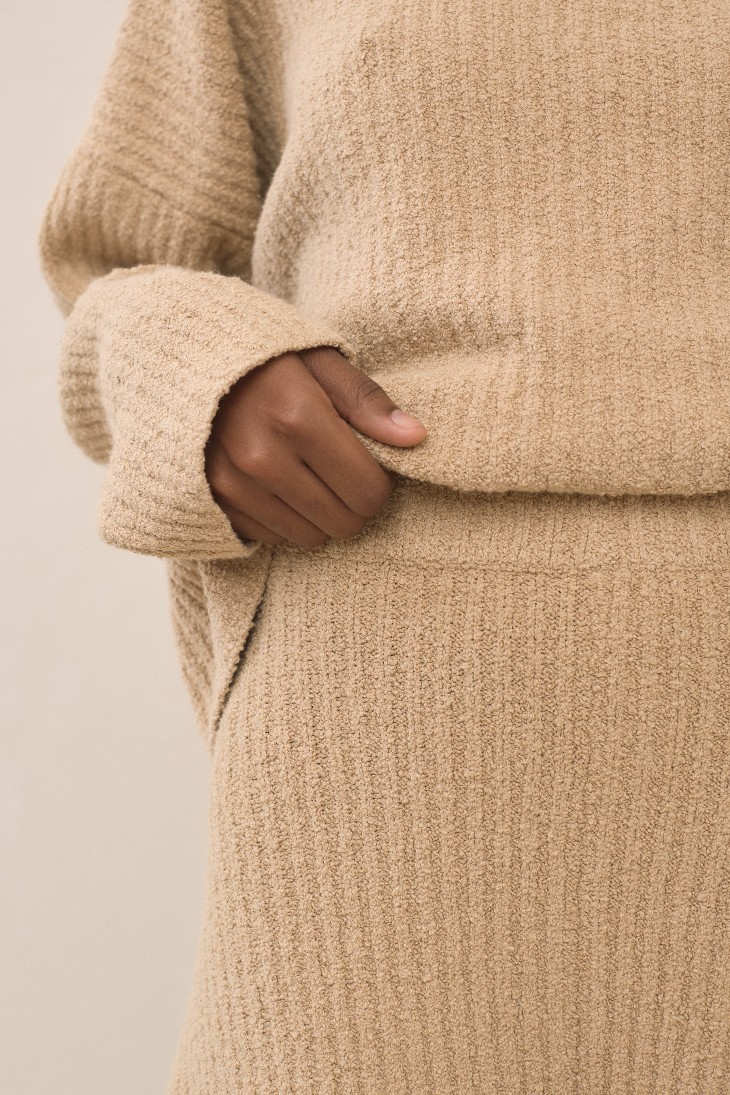 RIB PANEL SKIRT