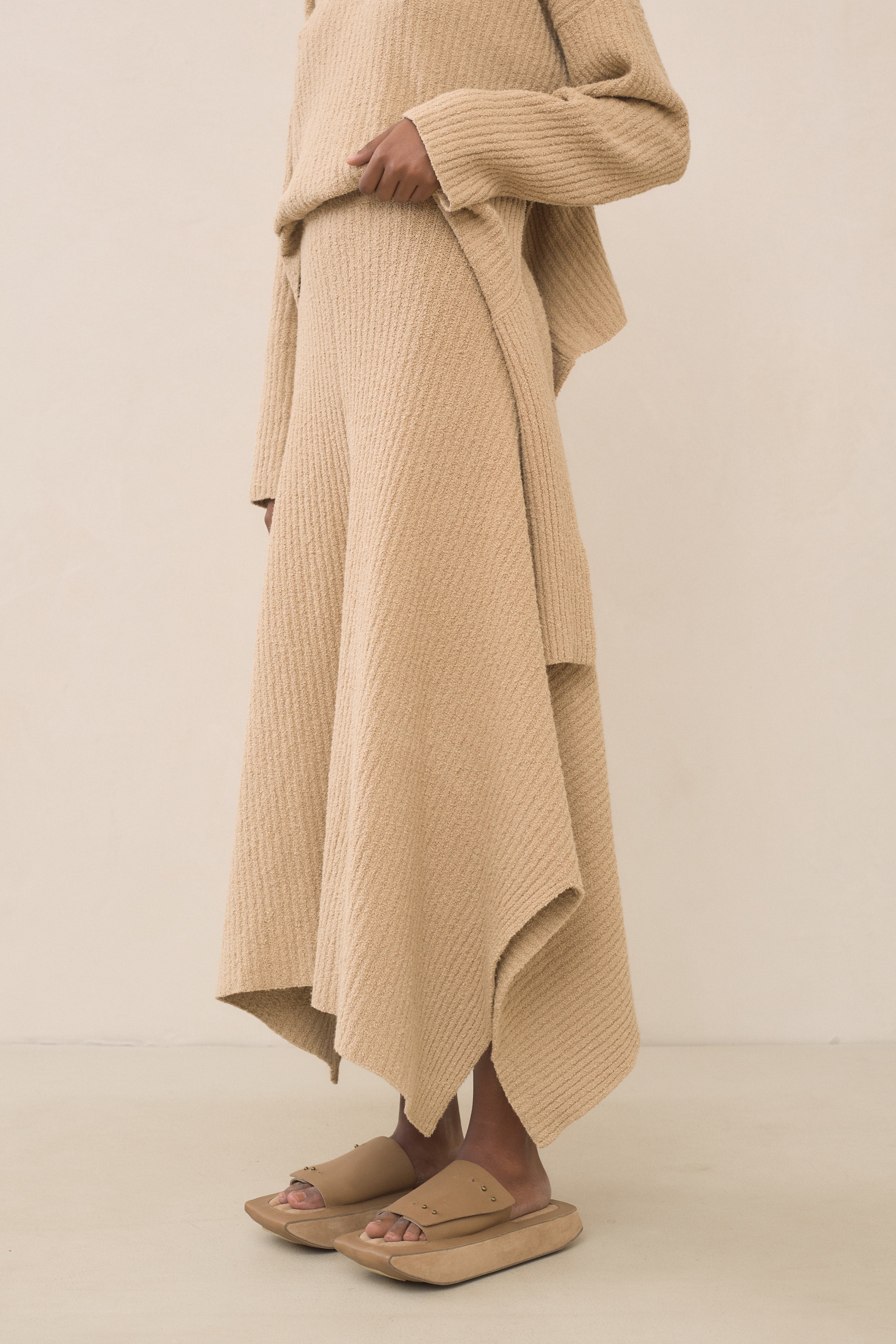 RIB PANEL SKIRT