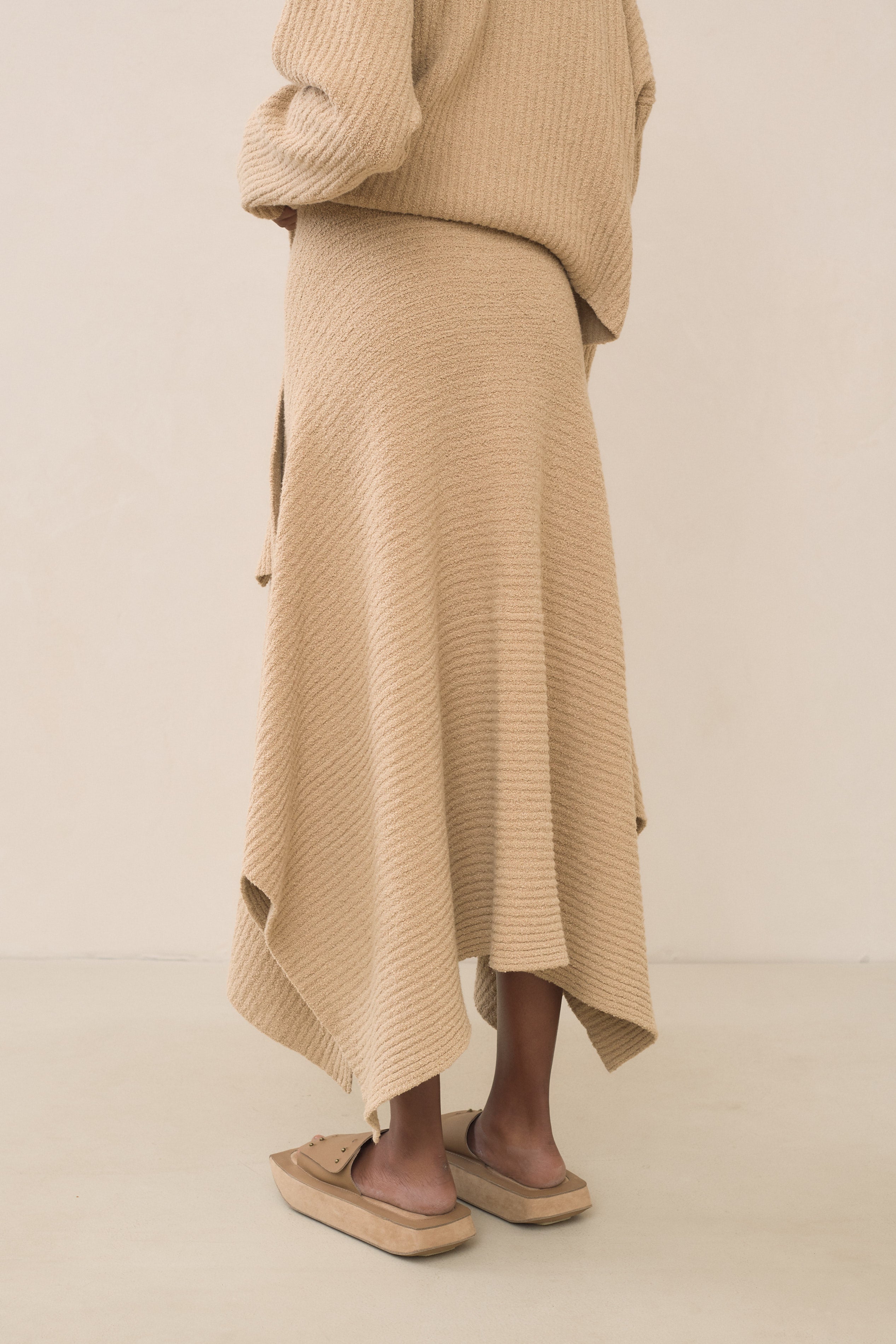 RIB PANEL SKIRT