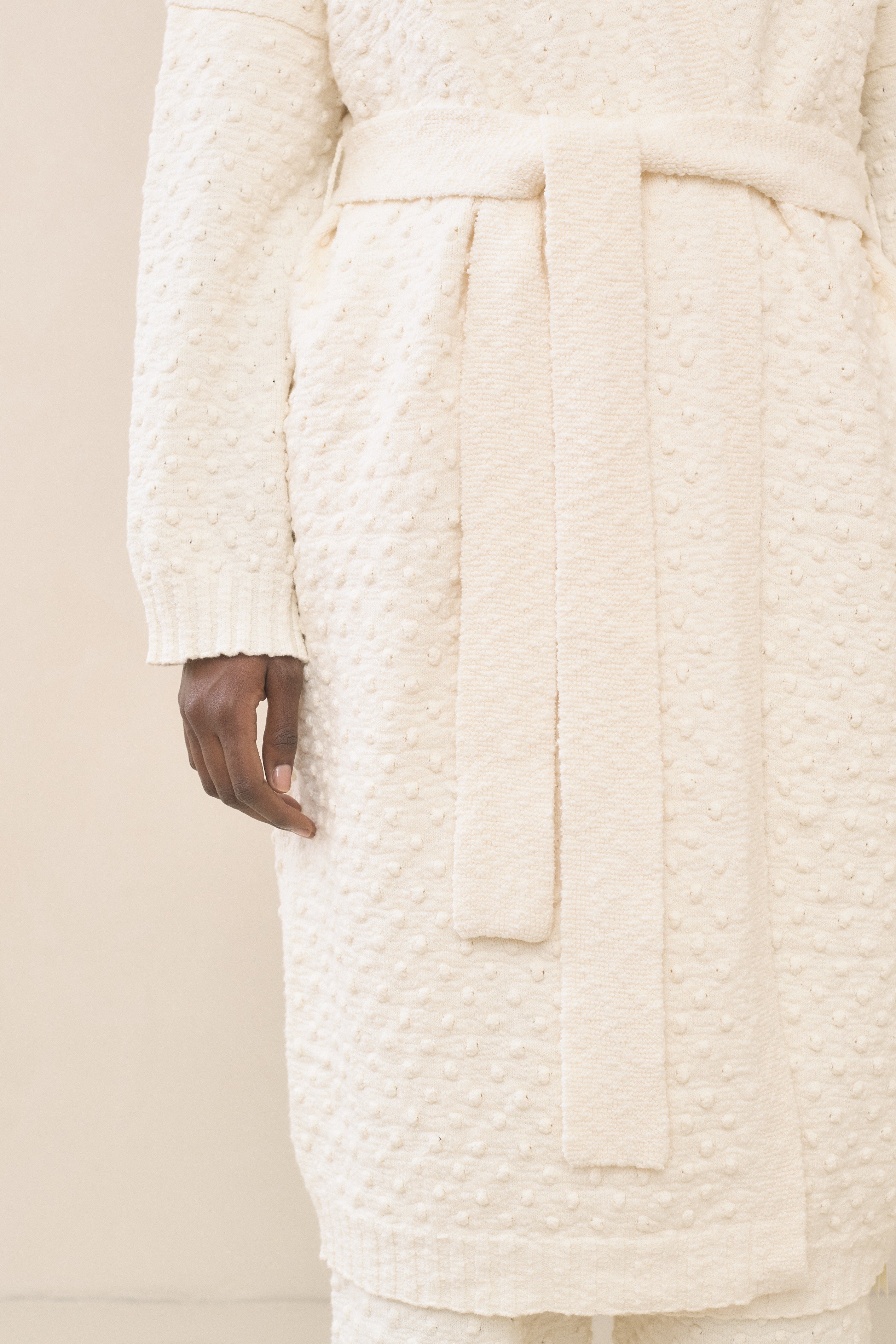 DOTS LONG CARDIGAN