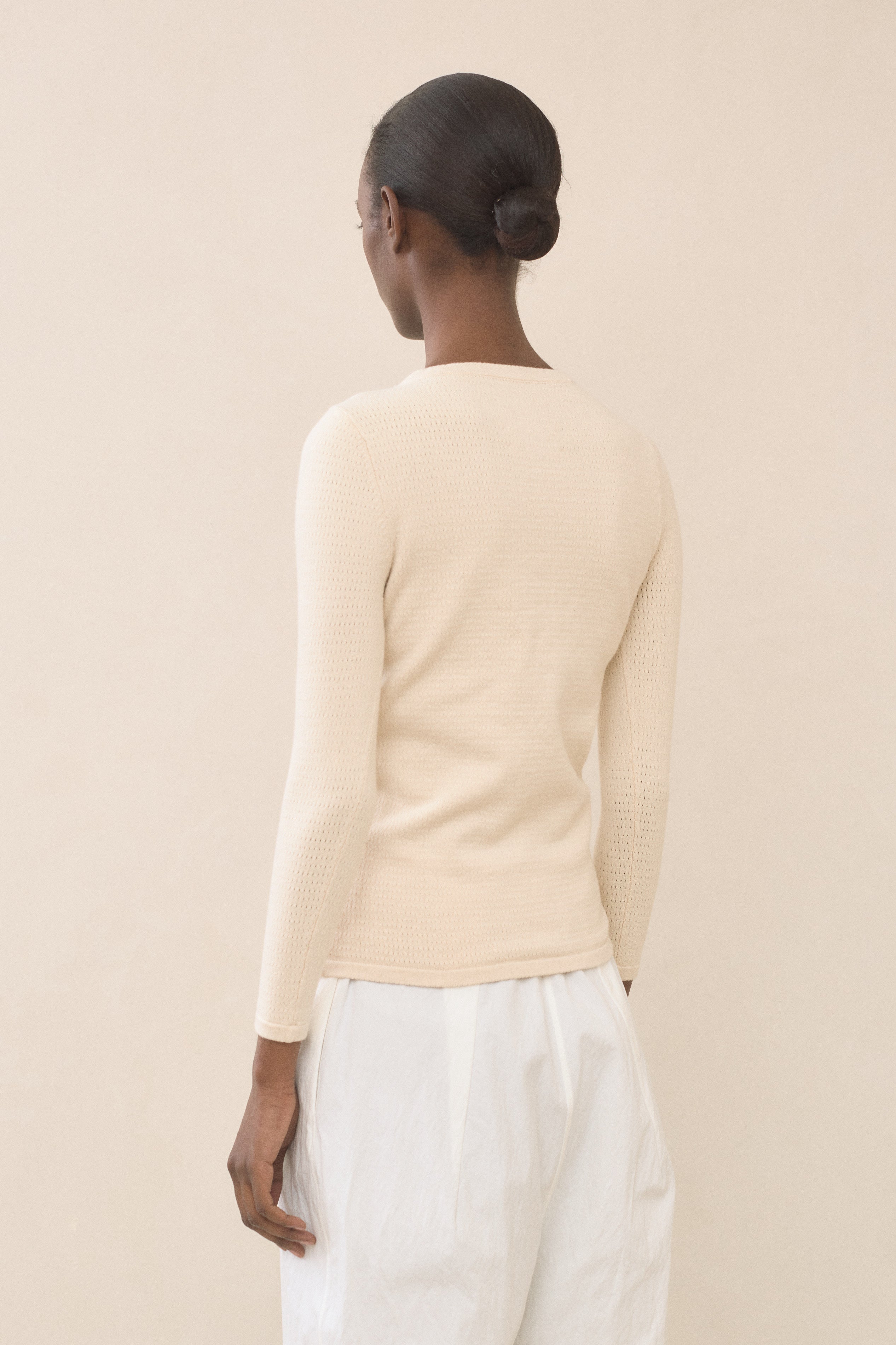 FINE MESH CREWNECK