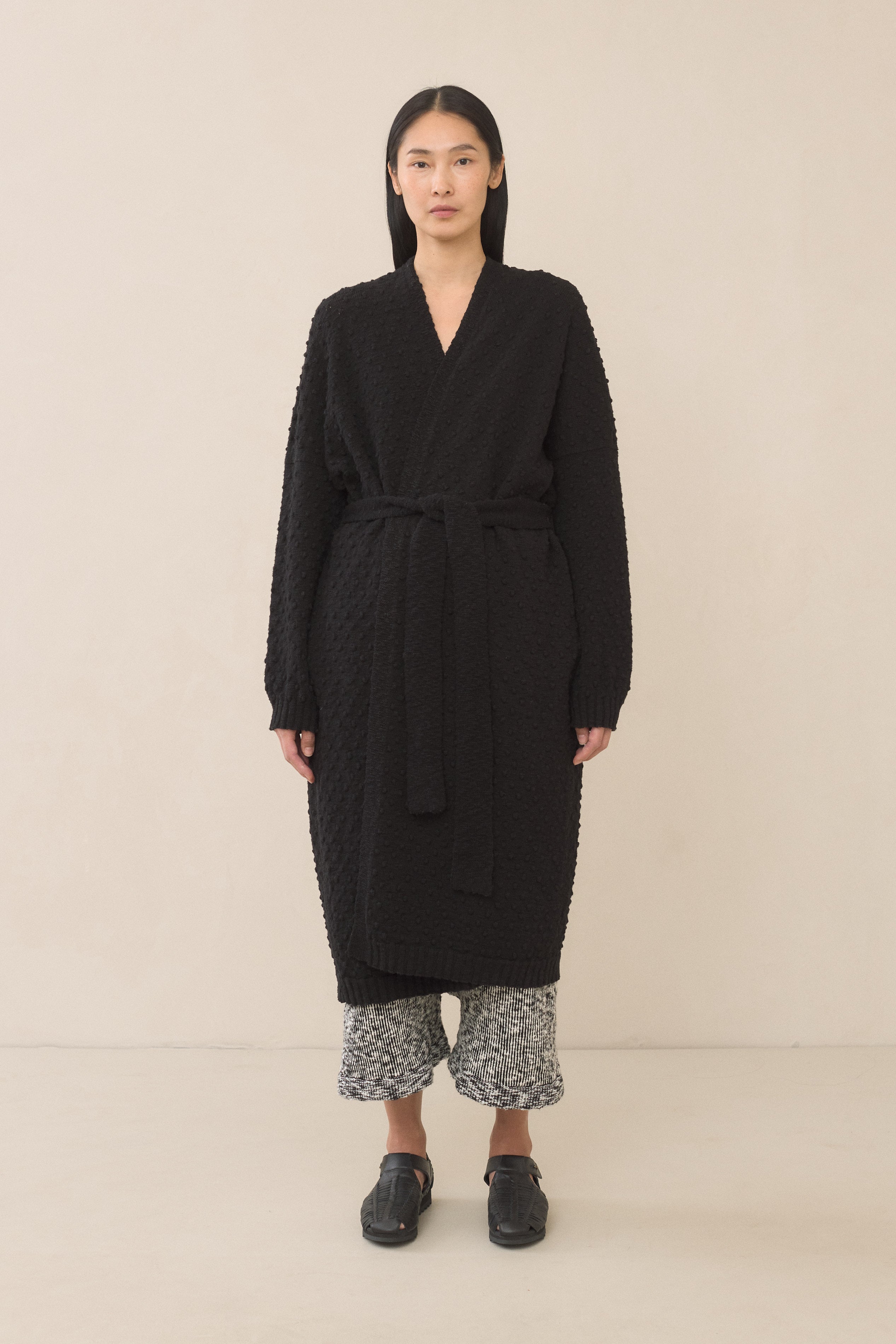 DOTS LONG CARDIGAN