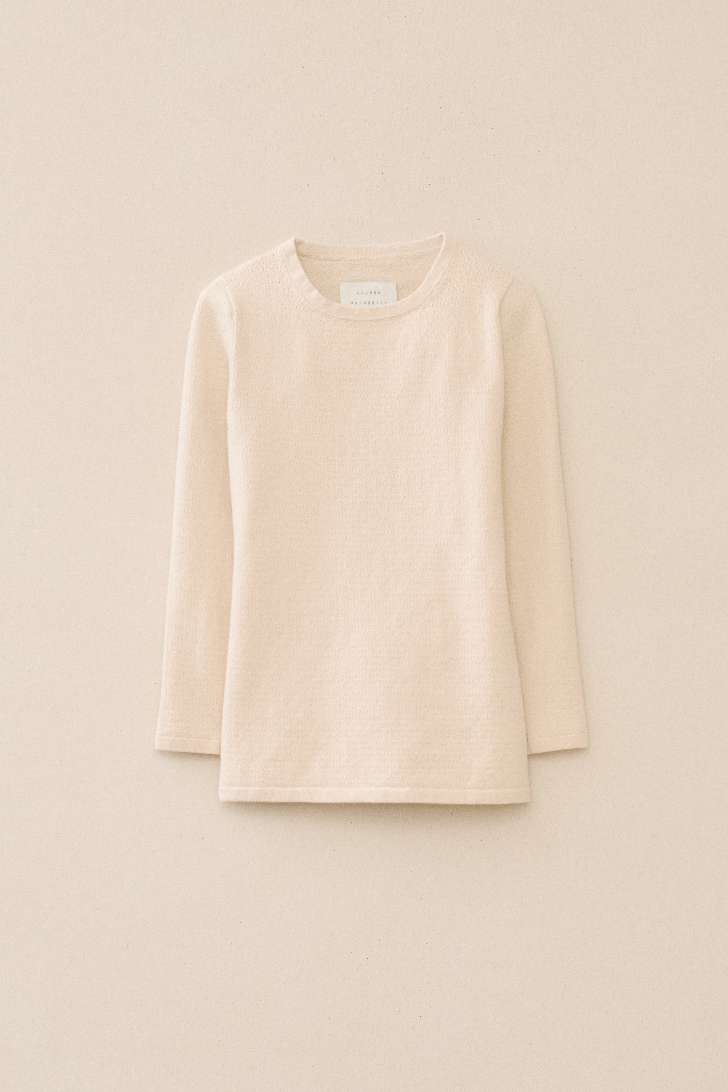 FINE MESH CREWNECK